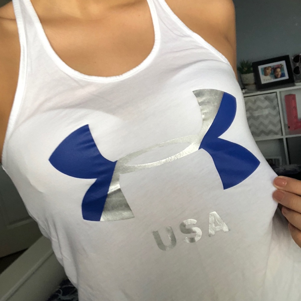 Under Armour USA Logo Tank